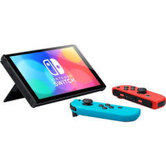 Nintendo Console Switch OLED with Joy-Con Neon Blue / Neon Red Price in Dubai