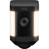 Ring Spotlight Cam Plus Outdoor/Indoor Wireless 1080p Battery Security Camera – Black