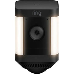 Ring Spotlight Cam Plus Outdoor/Indoor Wireless 1080p Battery Security Camera – Black