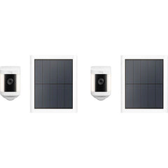 Ring Spotlight Cam Plus (2 Pack) Outdoor Security Camera – White