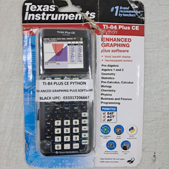 Used Texas Instruments Ti-84 Plus CE Python Enhanced Graphing Software Calculator
