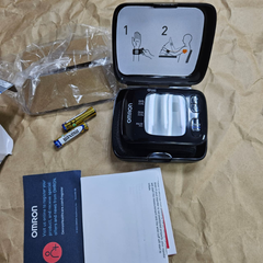 Used Omron 7 Series Wireless Wrist Blood Pressure Monitor Compact Digital BP Cuff