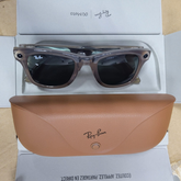 Used Rayban Meta Wayfarer Smart Sunglasses (Size 50) – Shiny Warm Stone / G15 Green