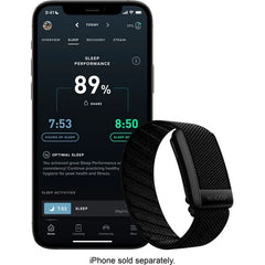 Whoop 4.0 Health and Fitness Tracker with SuperKnit Band – Onyx