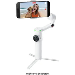 Insta360 Flow2 Pro Gimbal Stabilizer for Smartphones with Built-in Selfie Stick and Tripod - White