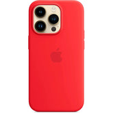 Apple iPhone 14 Pro Silicone Case with MagSafe - Red Price in Dubai