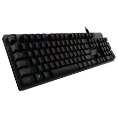 Logitech G512 Carbon Mechanical Gaming Keyboard, RGB Backlit – Red Linear