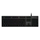 Logitech G512 Carbon Mechanical Gaming Keyboard, RGB Backlit – Red Linear