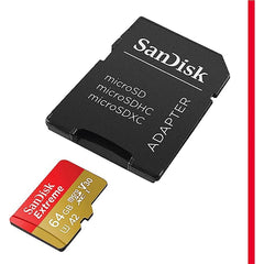 SanDisk Micro SD Extreme Memory Card With Adapter 170mb/S 64GB Price in Dubai