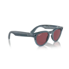 Ray-Ban Meta Headliner Smart Sunglasses Shiny Jeans / Polar Dusty Red