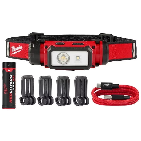 Milwaukee Headlamp Lumens USB Rechargeable HD Hard Hat Lamp Price in Dubai