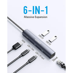 Anker Series 5 PowerExpand 6-in-1 USB-C PD Ethernet Hub Price in Dubai