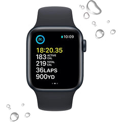 Apple Watch SE (GPS) 44mm-M/L Smart Watch Aluminum Case with Sport Band