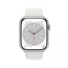 Apple Watch Series 8 (GPS) 41mm/SL Smart Watch Aluminum Case with Sport Band - White Price in Dubai