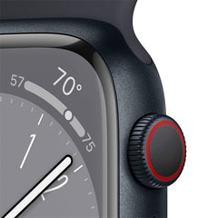 Apple Watch Series 8 (GPS) 45MM/ML Aluminum Case with Sport Band - Midnight Price in Dubai