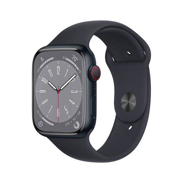 Apple Watch Series 8 41mm/ML (GPS + Cellular) Smart Watch Aluminum Case with Sport Band - Midnight