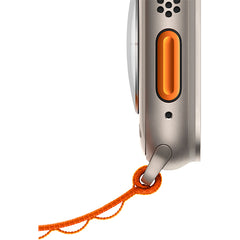 Apple Watch Ultra 49mm/ML (GPS) Titanium Case with Trail Loop-Blue Gray Price in Dubai