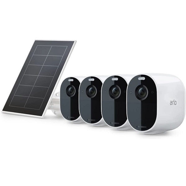 Arlo Essential Spotlight Camera + Solar Panel (4 Cameras + 1 Solar Pan AM Tradez