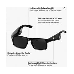 Bose Frames Tenor Smart Glasses Bluetooth Audio Sunglasses with Open Ear Head