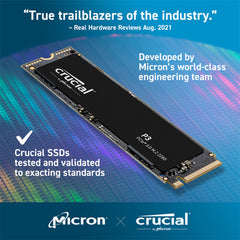 Crucial 1TB P3 NVMe PCIe 3.0 M.2 Internal SSD Price in Dubai