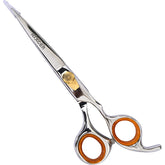 Nixcer Razor Edge Stainless Steel Barber Hair Cutting Scissor 6.5 Silver Gold