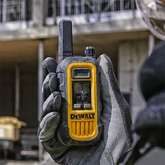 DEWALT Two Way Radio Walkie Talkie 2Watt Waterproof Long Range & Rechargeable with VOX (2 Pack)