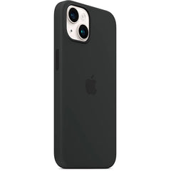 Buy Apple iPhone 14 Silicone Case with MagSafe Mignight in UAE
