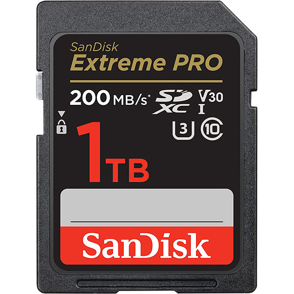SanDisk 1TB Extreme Pro C10 200mb/S SDXC Memory Card