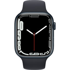 Apple Series 7 (GPS + Cellular) 45mm Midnight Aluminum Case with Midnight Sport Band Smart Watch - Midnight