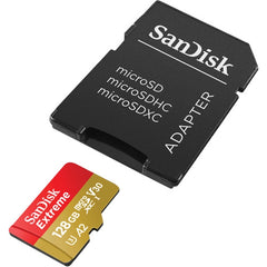 Sandisk Memory Card Micro SD Extreme With Adapter 160MB/S 128GB