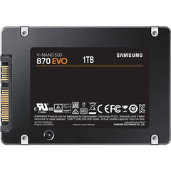 Samsung 1TB 870 EVO SATA III 2.5" Internal SSD - Black