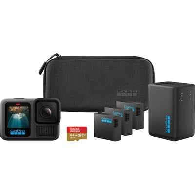GoPro HERO13 Black Action Camera – Extended Power Bundle