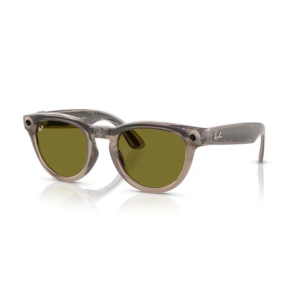 Ray-Ban Meta Headliner Smart Sunglasses Warm Stone / Transitions Dark Green