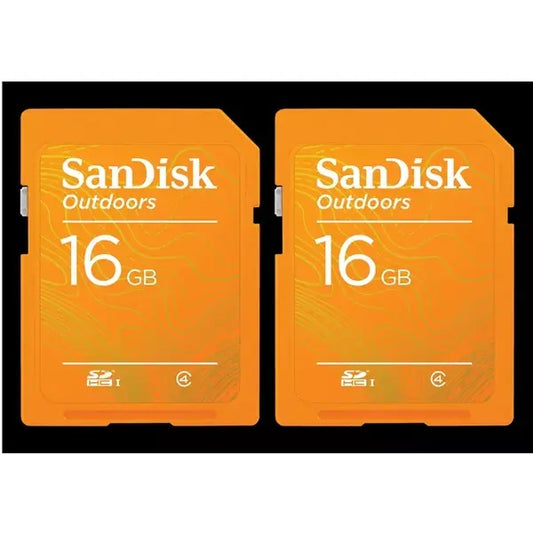 SanDisk Outdoors SD UHS-I Memory Card 16GB (2 Pack)