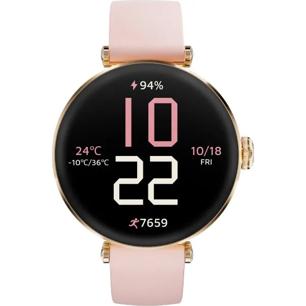Kieslect Pura Lady Smart Watch Bluetooth Calling, AMOLED Display, Fitness & Health Tracker