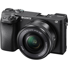 Sony Alpha A6300 Mirrorless Digital Camera with 16-50mm Lens – Black