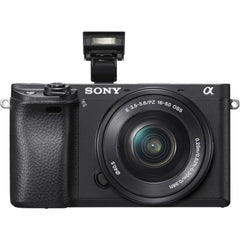 Sony Alpha A6300 Mirrorless Digital Camera with 16-50mm Lens – Black