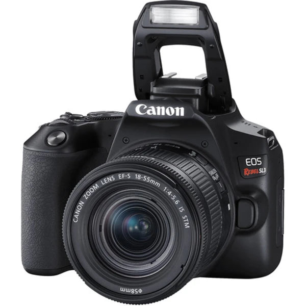 Canon EOS Rebel SL3 DSLR with 18-55mm Camera Lens – Black