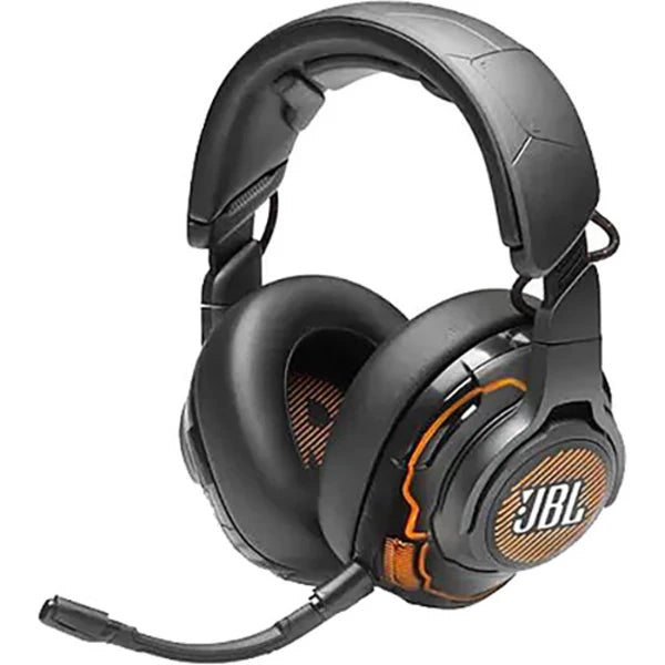 JBL Quantum One Active Noise Cancelling Wired On-Ear Gaming Headset – Black