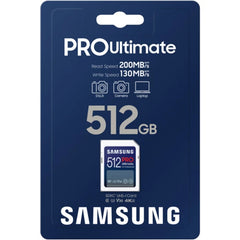 Samsung Pro Ultimate 512GB SDXC Memory Card