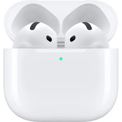Used Apple AirPods (4th Gen) with Active Noise-Canceling Earbuds with USB-C Charging Case – White