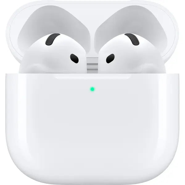 Apple AirPods (4th Gen) with Active Noise-Canceling Earbuds with USB-C Charging Case – White