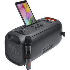 JBL - PartyBox On-The-Go Essential Portable Wireless Party Speaker with Wireless Microphone