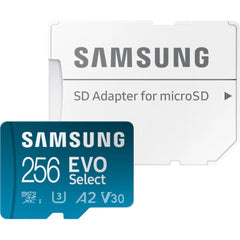 Samsung EVO Select Memory Card Micro SD with Adapter 160MB/s