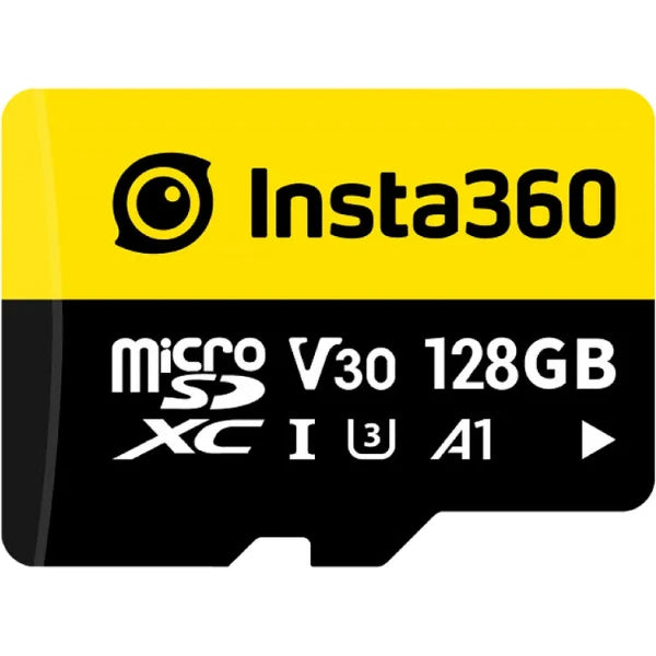 Insta360 MicroSDXC UHS-I Memory Card 128GB – Fast Performance for Seamless Capture & Storage