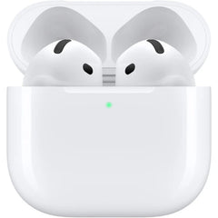 سماعات أذن لاسلكية بتقنية البلوتوث من Apple AirPods (الجيل الرابع) مع علبة شحن USB-C - بيضاء 