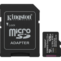 Kingston Canvas Select Plus microSD Memory Card + Adapter, 150MB/s