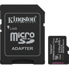 Kingston Canvas Select Plus microSD Memory Card + Adapter, 150MB/s