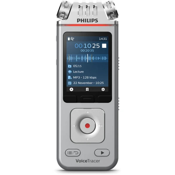 Philips VoiceTracer Audio Recorder with Built-In Stereo Microphones