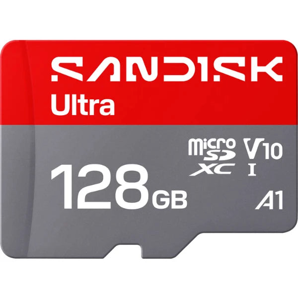 SanDisk Ultra MicroSD 128GB Memory Card + SD Adapter, up to 195MB/s
